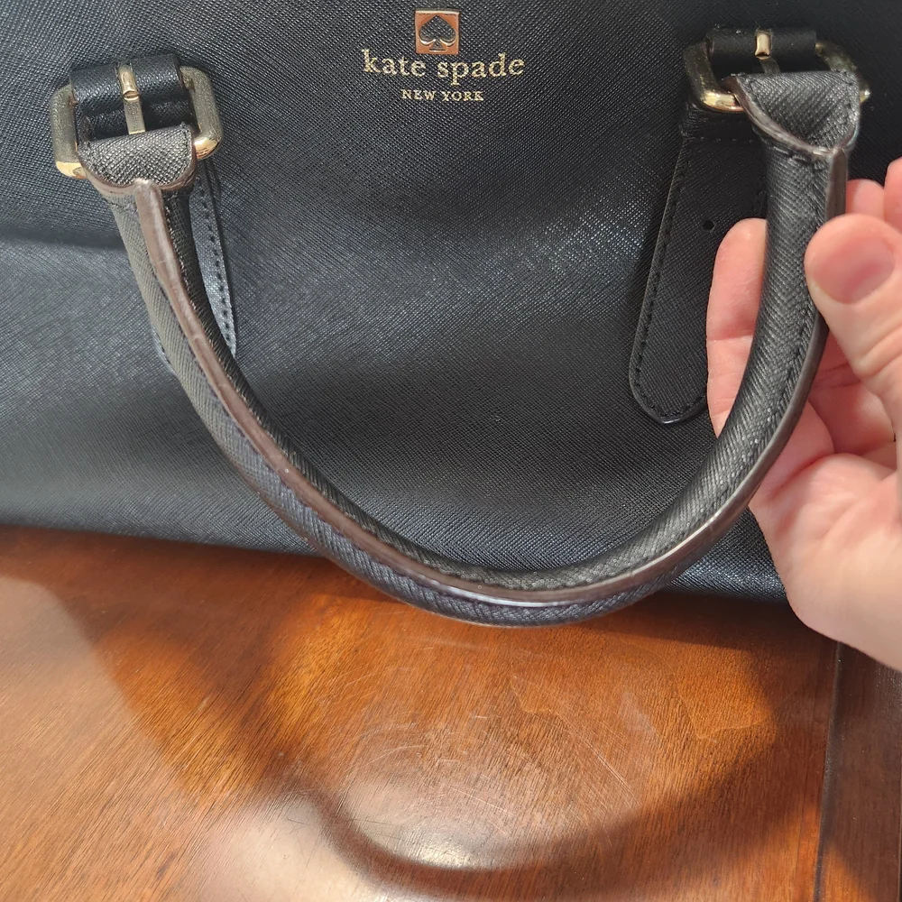 kate spade New York Black Saffiano Leather Handbag - Picture 9 of 15